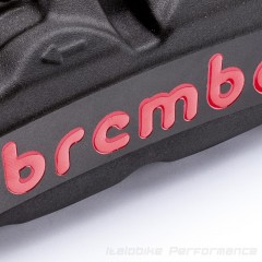 Brembo M4 Monoblock Racing Bremssttel Kit Schwarz - 100mm